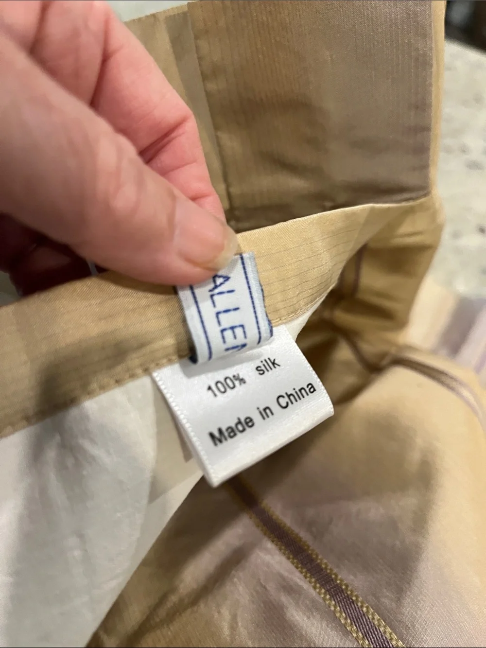 Ethan Allen silk pillow Shams(2)